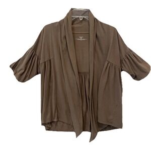 Patagonia Astrid Wrap Cardigan Women's Medium Brown‎ Earthenware Organic Cotton
